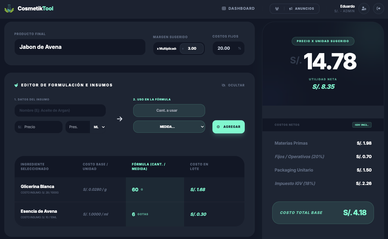 Vista Previa de la Calculadora